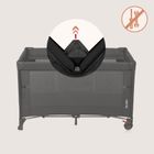 Lionelo, Ellen, patut de calatorie cu extensie mare 3in1, Black