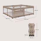 Lionelo, Florence XL Easy Fold, tarc pentru copii, Beige Sand