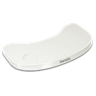 Lionelo, Floris, scaun inalt din lemn, White Natural