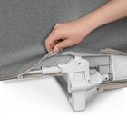Lionelo, Lora, bariera de protectie pentru patut, pliabil, Grey Stone
