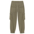 Pantaloni de trening kaki cargo regular NOWEAR
