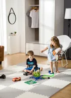 Ricokids, Covoras din spuma tip, puzzle, 60-60 cm, 4 buc.