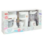 Smiki, set de bucatarie, robot, aparat de cafea si blender, alb