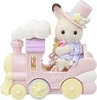 Sylvanian Families, Amusement Park Ride Set - Plain & Train, set de joaca cu figurine, 5819