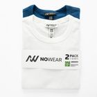 Tricou din bumbac pieptanat 2-pack NOWEAR