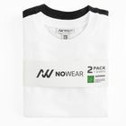 Tricou din bumbac pieptanat 2-pack NOWEAR