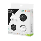 Akuku, set de mingiute senzoriale, alb-negru