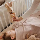 BabyOno, Patura tricotata din bambus, bej deschis, 75-100 cm