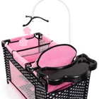 Bayer Design, Multi Bed, patut pentru papusi, negru-roz