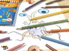 Bic, Kids, Evolution Stripes, creioane colorate, 24 buc.