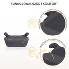 Caretero, Jaguar i-Size, scaun auto, pink, 125-150 cm