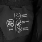 Cool Club, Geaca de ploaie cu gluga pentru fete, negru