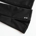 Cool Club, Pantaloni de schi impermeabil softshell pentru fete, negru