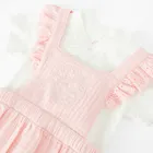 Cool Club, Set pentru fete, Body cu maneca scurta, Salopeta scurta, Pantaloni scurti, bloomers, muselina, mix