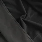 Hanorac oversize negru cu fermoar NOWEAR