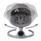 Kidwell, Reve, Scaun electric pentru bebelusi, 2in1, gri-argintiu