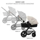 Kinderkraft, Moov 2, Air Wheels, carucior multifunctional 4in1, Moonlight Grey
