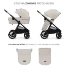 Kinderkraft, Nea 2, carucior multifunctional 2w1, Soft Beige