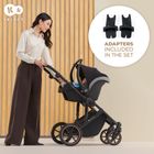 Kinderkraft, Prime 2, carucior multifunctional 2in1, Sandrose Beige