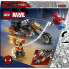 LEGO Super Heroes, Omul Paianjen vs Calaretul fantoma pe motocicleta, 76335