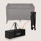Lionelo, Ellen, patut de calatorie cu extensie mare 3in1, Black