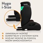Lionelo, Hugo, I-size, scaun auto, 100-150 cm, Sporty Black Red