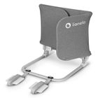 Lionelo, Lora, bariera de protectie pentru patut, pliabil, Grey Stone