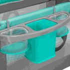 Lionelo, Sven Plus, patut de calatorie, Turquoise