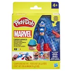 Play-Doh, Marvel, Captain America, figurina si accesorii, set creativ