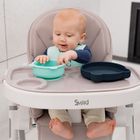 Smiki, scaun de masa bebe, cappuccino