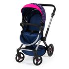 Bayer Design, Xeo, carucior multifunctional pentru papusi, bleumarin-roz