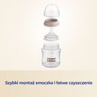 Canpol babies, Natural Shape, tetina doua zone anti-colic, 6 luni+, 2 buc.