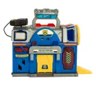 City Action, Politie si pompieri, garaj cu vehicule si walkie-talkie, lumini si sunete