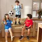 Cool Club, Fotbal set pentru baieti, Tricou, Pantaloni scurti, rosu-albastru