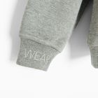 Hanorac gri cu croiala oversize NOWEAR