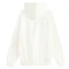 Hanorac oversize alb cu fermoar NOWEAR