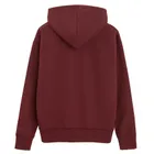 Hanorac oversize bordo cu fermoar unisex NOWEAR