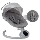 Kidwell, Reve, Scaun electric pentru bebelusi, 2in1, gri-argintiu