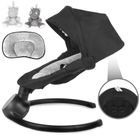 Kidwell, Reve, Scaun electric pentru bebelusi, 2in1, negru-argintiu