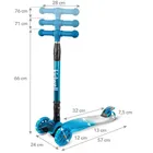 Kidwell, Vento, trotineta cu 3 roti, albastru