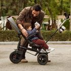 Kinderkraft, Aston 2 Plus, tricicleta 6in1, bleumarin