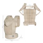 Kinderkraft, CarryBee, marsupiu ergonomic, beige