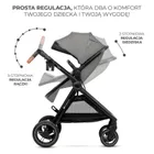 Kinderkraft, Esme, carucior multifunctional 3in1, Moonlight Grey