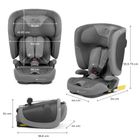 Kinderkraft, FIX2GO, i-Size, scaun auto, Grey, 76-150 cm