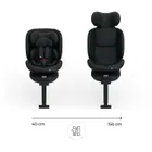 Kinderkraft, I-360 2 Plus, scaun auto, i-Size, negru, 40-150 cm