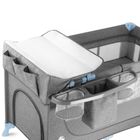Kinderkraft, Joy, patut de calatorie 2in1 cu accesorii, albastru