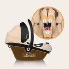 Lionelo, Astrid, scaun auto cu baza, i-Size, Beige Sand, 40-87 cm