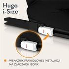 Lionelo, Hugo, I-size, scaun auto, 100-150 cm, Sporty Black Red