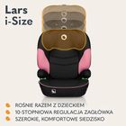 Lionelo, Lars, I-size, scaun auto, 100-150 cm, Pink Baby