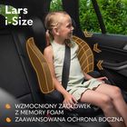 Lionelo, Lars, I-size, scaun auto, 100-150 cm, Sporty Black Red